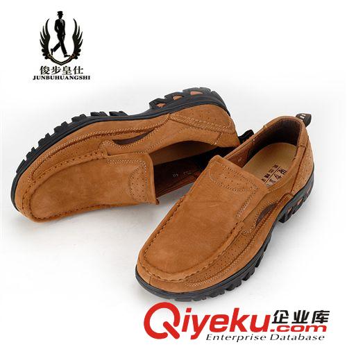 品牌熱選 反絨皮韓版潮真皮休閑男鞋正品男鞋真皮磨砂牛皮熱銷(xiāo)3萬(wàn)雙原始圖片3