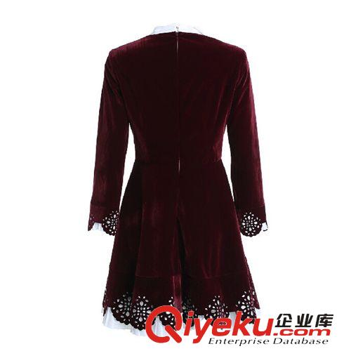 10月23日新款O.S.L專區 歐時力正品代購2014秋新氣質長袖連衣裙2143081260現貨原始圖片2