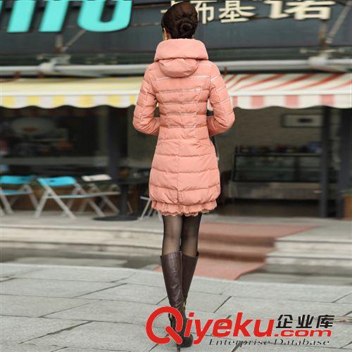 第1期新款羽絨服 廠家直銷羽絨服2014冬裝反季清倉中長款外套女 韓版修身大碼潮原始圖片2