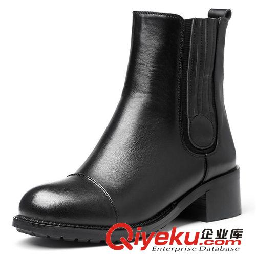 10月1期短靴 秋冬新款短靴 zp單靴英倫潮女靴 嗆口小辣椒明星同款裸靴女鞋子原始圖片3