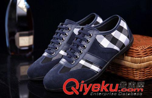 10月7期男鞋區(qū) 歐美男鞋新款單鞋子時尚B家系帶鞋休閑鞋男式平底微信代理原始圖片3