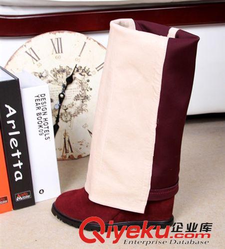 沖鉆產(chǎn)品 zp女靴原單歐美 高跟過(guò)膝長(zhǎng)靴修腿高靴子st靴 小辣椒坡跟新款原始圖片3