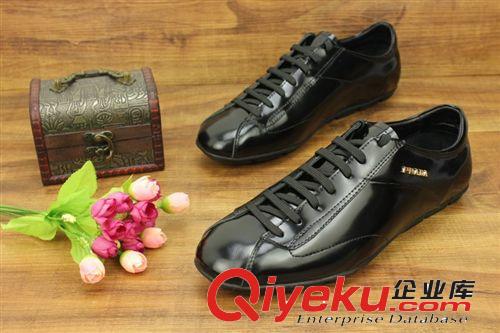 男鞋 批發歐美同步專柜原版工藝男鞋 頭層擦色牛皮平底系帶男款休閑鞋