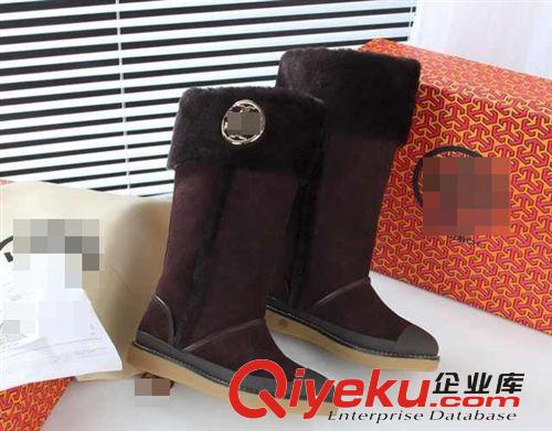 歐美gddp女雪地靴 廠家直銷2014秋冬新款雪地靴中筒靴平跟羊毛zp女靴防寒保暖靴子原始圖片2