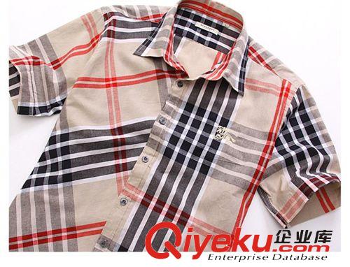 時(shí)尚短袖襯衫 批發(fā)供應(yīng)14夏季新款 時(shí)尚精品 男士短袖襯衫Ja6895001868-500原始圖片3
