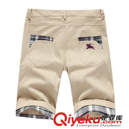 時尚短褲 廠家批發夏季新爆款純棉精品男士休閑 爆款時尚褲短褲原始圖片2
