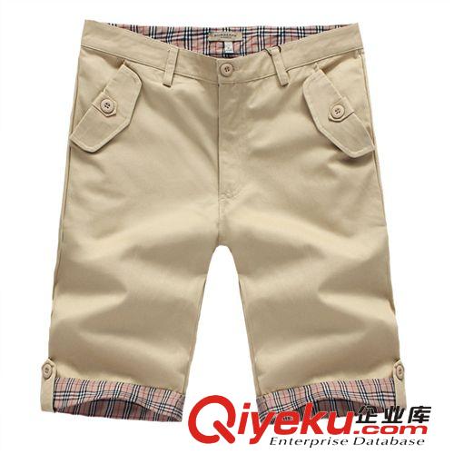 時(shí)尚短褲 廠價(jià)批發(fā) 夏季新爆款純棉男士休閑時(shí)尚褲短褲 一件代發(fā)原始圖片3