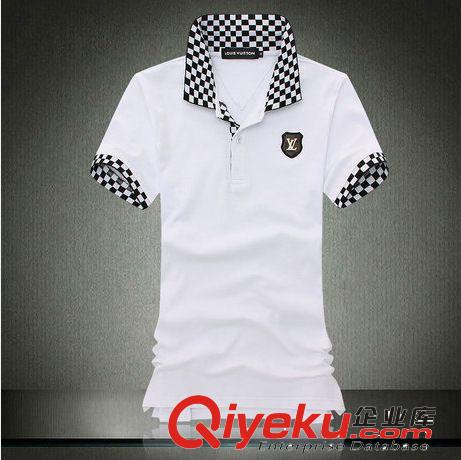 時尚短袖POLO衫 批發供應2014夏季新款時尚男士短袖polo衫綠色J50D1900B3200