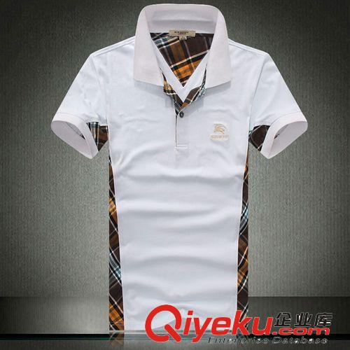 時尚短袖POLO衫 批發供應2014夏季新款時尚男士短袖t恤衫 黑色J50D1900880100