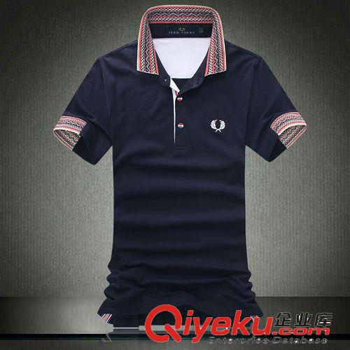 時尚短袖POLO衫 批發供應2014夏季新款時尚男士短袖polo衫白色J50D1900B3600原始圖片3