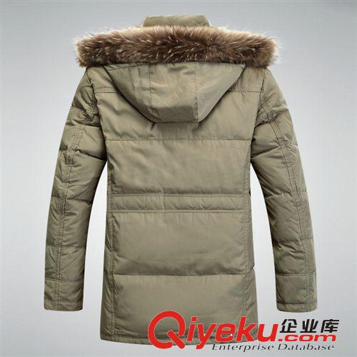 北京專區(qū) 廠家供應(yīng)2014新款男士韓版羽絨服 貉子毛領(lǐng)男式羽絨服原始圖片2