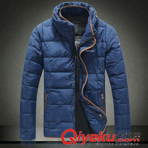 時(shí)尚羽絨服 批發(fā)2014新款 時(shí)尚男士冬裝 高品質(zhì) 立領(lǐng) 羽絨服J375A68006602200原始圖片2