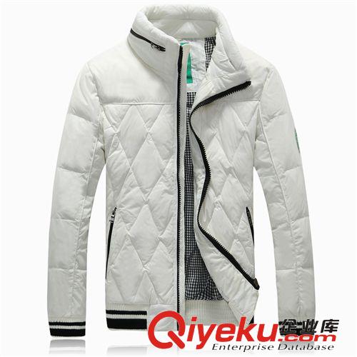 時尚羽絨服 批發(fā)2014冬季新款 時尚男士高品質(zhì) 立領(lǐng) 羽絨服J265A680051500原始圖片3