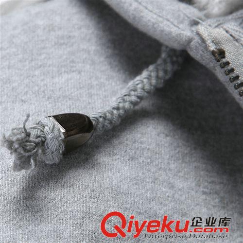 時(shí)尚休閑衛(wèi)衣 批發(fā) 代理加盟男裝 加棉拉絨加厚拼皮連帽韓版開衫衛(wèi)衣Lpwt13504原始圖片3