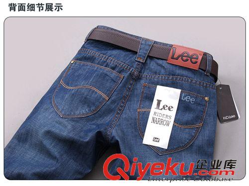 廣州新塘牛仔褲 廠價(jià)批發(fā) 夏季薄男士韓版修身牛仔中褲  男式牛仔五分褲牛仔褲男原始圖片3