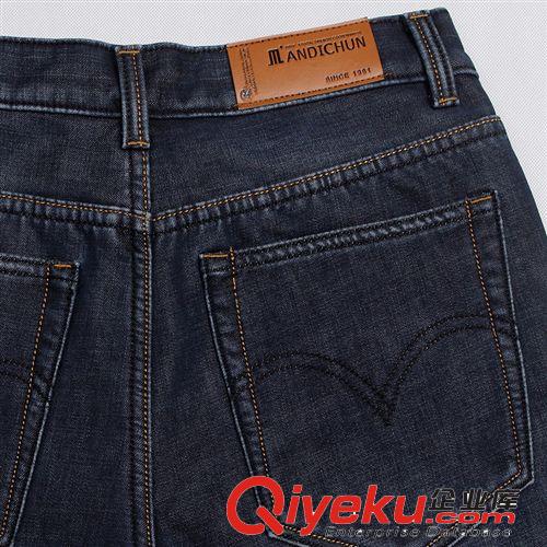 杭州牛仔褲 廠家直銷新款男士 純色加絨休閑牛仔褲jjj60-sk410080原始圖片3