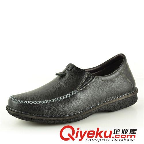 男鞋 2014秋季歐洲站男鞋頭層牛皮真皮男鞋休閑男鞋前系帶戶外男士單鞋