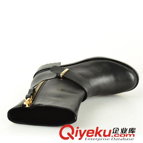 靴子 歐洲站女靴子頭層牛皮zp女靴批發(fā)歐美女靴廠家直銷靴子馬丁靴原始圖片2
