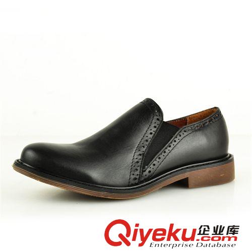 定制專區(qū) 2014新款頭層牛皮zp女鞋松緊帶套腳女士單鞋原始圖片2