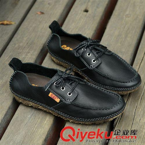 男鞋 春季新品gd皮質(zhì)休閑男鞋 外貿(mào)原單男潮英倫zp板鞋 時(shí)尚男潮鞋原始圖片2