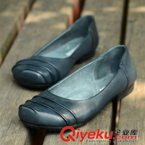 女鞋 春季森女風(fēng)zp單鞋女 文藝范平底羊皮舒適女鞋 外貿(mào)原單休閑鞋女原始圖片3