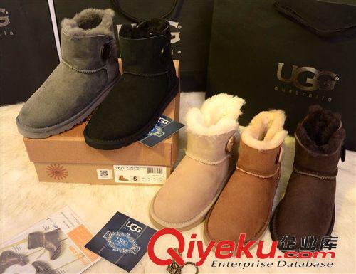 UGG雪地靴 海外代購(gòu)秋冬新款皮毛一體防寒保暖流蘇雪地短靴原單{dj0}平底單靴