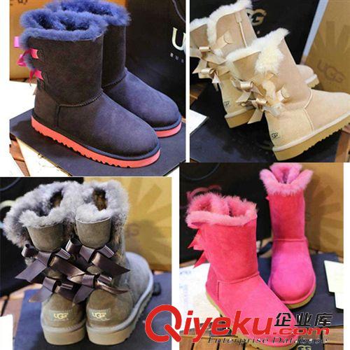 UGG雪地靴 海外代購防滑防滑保暖皮毛一體休閑雪地靴歐美風(fēng)格韓版家居時(shí)尚女