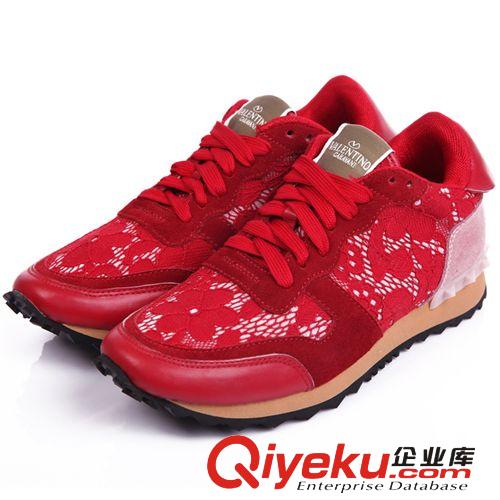 運(yùn)動(dòng)鞋 {zx1}爆款華倫zp蕾絲透氣運(yùn)動(dòng)女鞋韓版休閑跑步低幫平底系帶單鞋原始圖片2