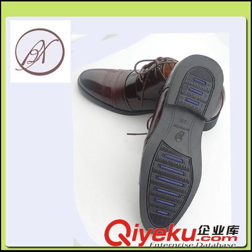 男士皮鞋 訂做36碼男鞋 前系帶內增高漆面漸變色皮鞋 皮鞋廠家 可貼牌原始圖片3