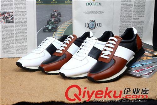 2014新品 廠家批發(fā)舒適運動休閑男鞋 2014新款運動男士男鞋 頭層牛皮