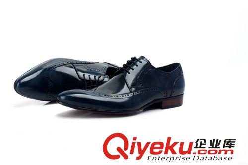2014新品 韓版尖頭男式鞋子 布洛克風格頭層牛皮廠家批發男鞋 單鞋