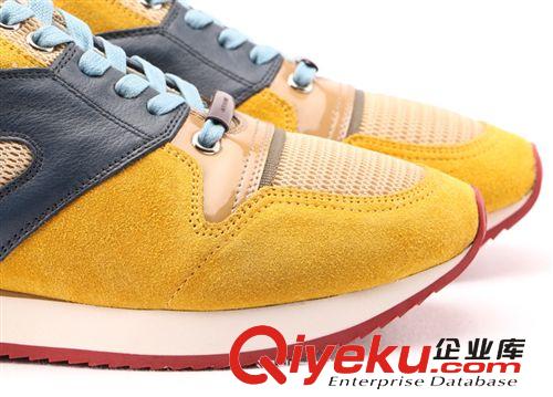 運動鞋 歐洲站 2014春秋新款拼色小牛皮復古跑鞋休閑運動鞋低幫鞋原始圖片2