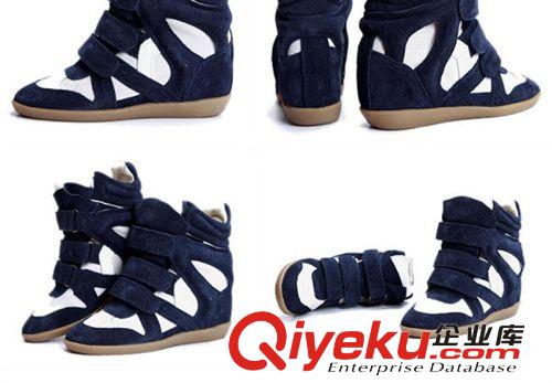 女鞋高幫系列 單鞋休閑款 高幫女鞋 新款內(nèi)增高幫zp休閑女明星鞋原始圖片2