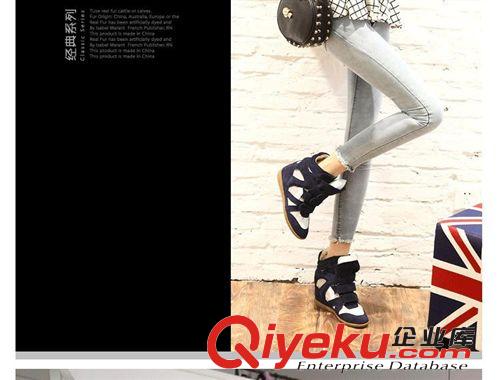 女鞋高幫系列 單鞋休閑款 高幫女鞋 新款內(nèi)增高幫zp休閑女明星鞋原始圖片3