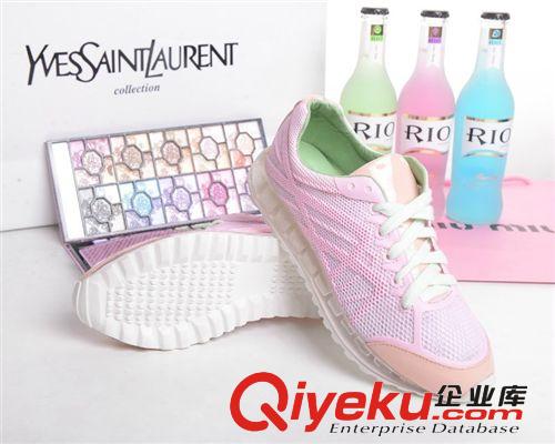女鞋 {zx1}爆款運動時尚休閑網(wǎng)紗透氣平底低幫青春女士單鞋原始圖片2
