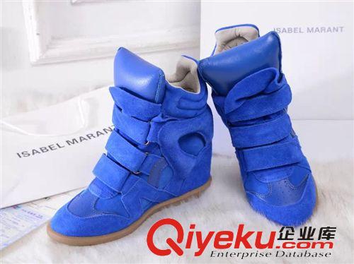 女鞋 歐洲站新款內(nèi)增高zp高幫外貿(mào)女鞋反絨皮休閑女鞋單鞋牛筋底皮鞋原始圖片2