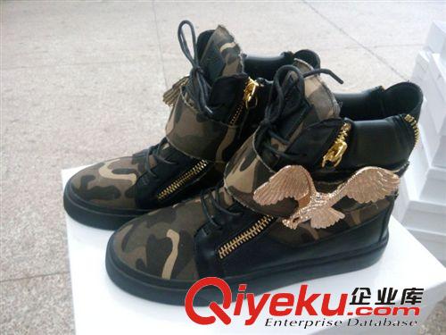 歐美dp男鞋 Giuseppe Zanotti 新款迷彩高幫鞋 鷹靴男女款 情侶款高幫鞋潮鞋