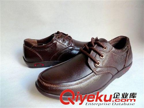 商務(wù)休閑鞋 廠家直銷(xiāo) 超值低價(jià)頭層牛皮休閑鞋 真皮男鞋一件代發(fā)原始圖片3