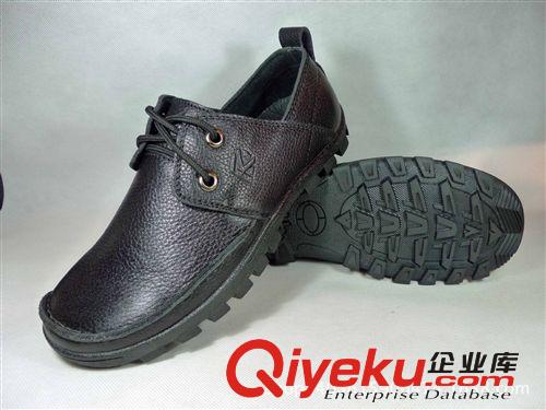 軟皮軟底休閑鞋 廠家直銷秋款外貿頭層牛皮zp男鞋休閑男鞋軟皮軟底單鞋一件代發(fā)原始圖片2