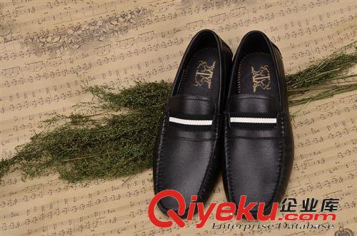 套腳款 廣州鶴山鞋廠直供經(jīng)典款 頭層牛皮時(shí)尚皮鞋 舒適軟底駕車鞋原始圖片3