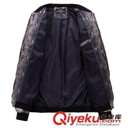 男士夾克 秋裝新款時尚gd豹紋花拼皮毛呢男夾克大碼外套男裝休閑上衣潮