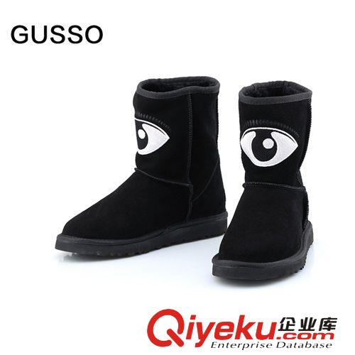 女鞋 促銷(xiāo) 優(yōu)質(zhì)雪地靴 大眼睛保暖女雪地靴 皮毛一體雪地靴 歡迎購(gòu)買(mǎi)原始圖片2