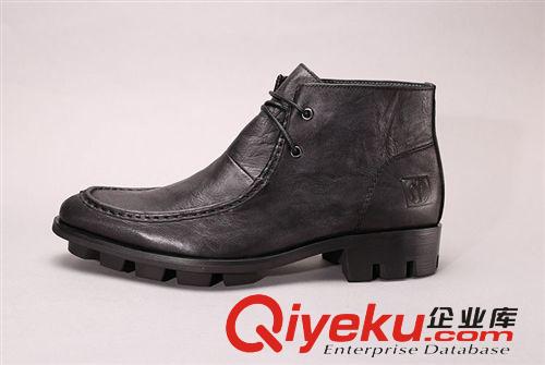單靴 包郵新款羅馬休閑zp男鞋高幫鞋皮靴子高幫男鞋頭層牛皮男鞋子原始圖片2