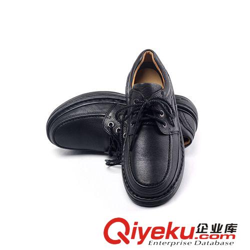 男鞋 男鞋廠家熱銷 高品質(zhì)ss頭層牛皮爸爸鞋 時尚休閑橡膠耐磨商務(wù)鞋