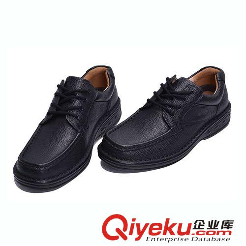 男鞋1 廠家熱銷 時(shí)尚zp單鞋 休閑舒適橡膠頭層牛皮耐磨大底爸爸鞋批發(fā)