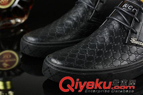 冬季中幫系列 14品牌純手工縫制鞋圓頭系帶款休閑男鞋{jd1}zp頭層壓花牛皮中幫