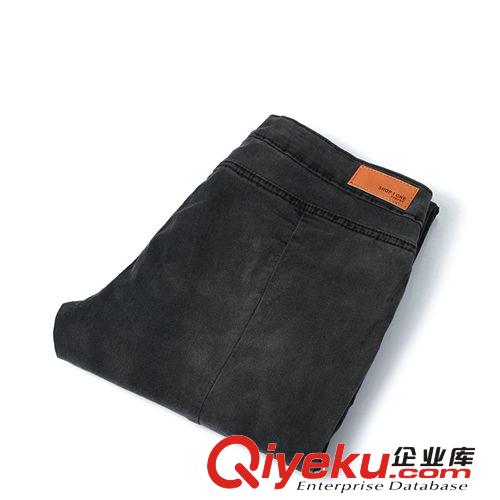 新款女裝專區(qū) 宇犀秋冬新款女裝牛仔褲 潮款女式牛仔褲 拉鏈褲袋修身鉛筆九分褲原始圖片2