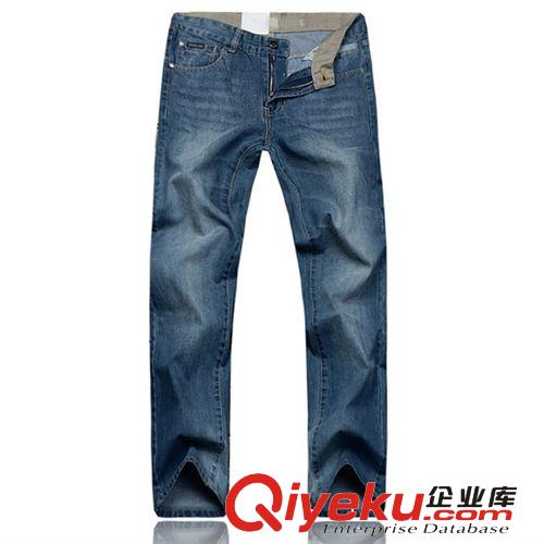 【实体店必备！限时{ms}！】 外贸原单C家出品经典复古水洗牛仔长裤男 翻边穿 比较帅~潮流牛仔