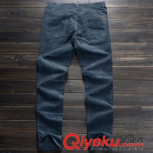 【休閑長褲】 外貿原單高品質！ 品牌男士純棉休閑長褲 燈芯絨小直筒褲 3色入原始圖片2