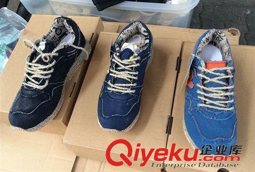 【時尚鞋子專區(qū)】 牛貨！秋季男士水洗磨毛麻繩系袋運動休閑鞋 牛筋底NB休閑鞋原始圖片3